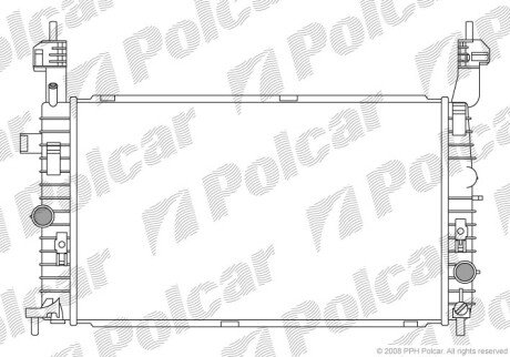 Радиаторы охлаждения POLCAR 555908-2