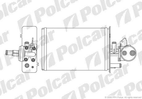 Радиаторы обогрева POLCAR 5701N8-1