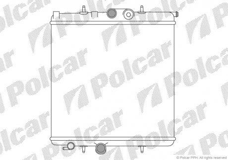 Радиатор охлаждения POLCAR 572308A1