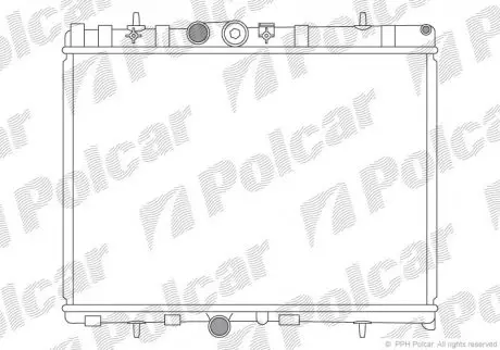 Радіатор охолодження POLCAR 572408-2