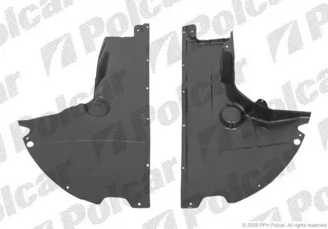 Защита под двигатель левый POLCAR 577034-7