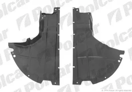 Защита под двигатель прав POLCAR 5770348Q