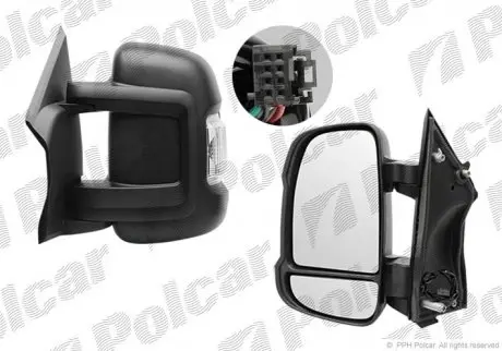 Зеркало наружное левое POLCAR 5770514E