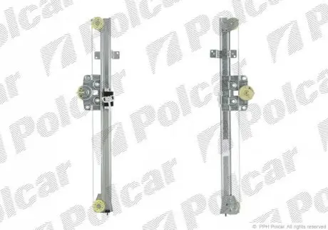 Стеклоподъемник электрический передний правый (без двигателя) fiat ducato 2006- POLCAR 5770PSG2