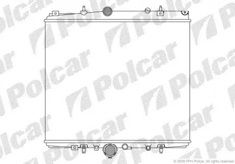 Радиатор охлаждения POLCAR 578708A2