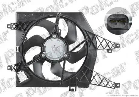 Вентилятор с корпусом/кронштейном POLCAR 600123W1