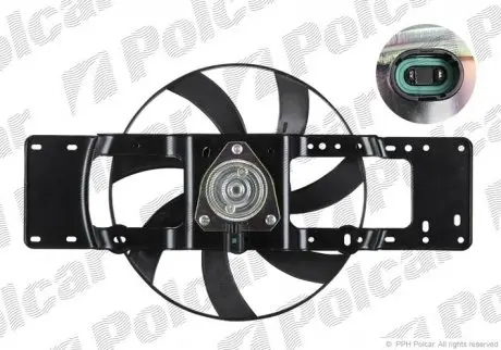Вентилятор с корпусом/кронштейном POLCAR 600623W1
