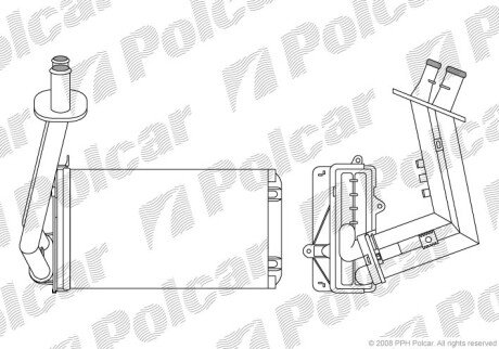 Радіатори обігріву POLCAR 6007N8-1