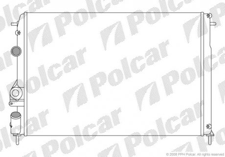 Радіатор охолодження POLCAR 601108A1