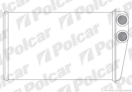 Радіатор обігріву POLCAR 6012N8-2 (фото 1)