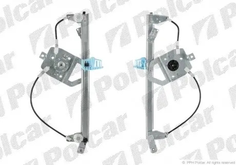 Склопідіймачі електричні без електромотора. POLCAR 6012PSG8