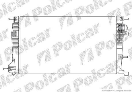 Радиатор охлаждения POLCAR 6014083X