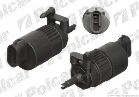 Помпа склоомивача renault kangoo/trafic POLCAR 6015PS-1