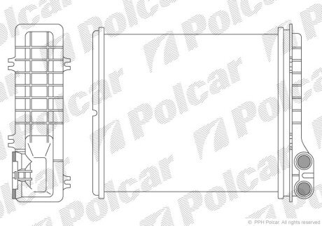 Радіатори обігріву POLCAR 6030N8-2