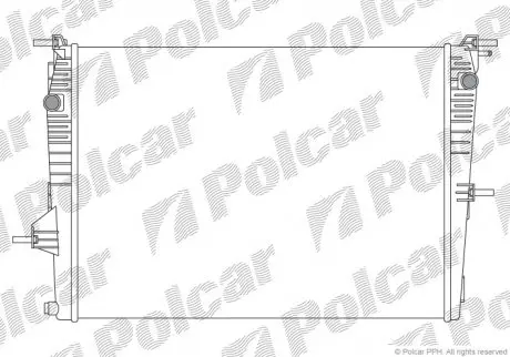 Радиатор охлаждения POLCAR 6035081X