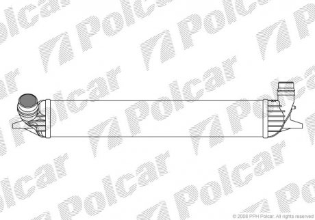 Радиатор воздуха (интеркуллер) POLCAR 6039J8-1 (фото 1)