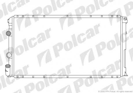Радиатор охлаждения POLCAR 604108-3 (фото 1)