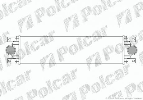 Радиатор воздуха (интеркуллер) POLCAR 6041J8-1 (фото 1)