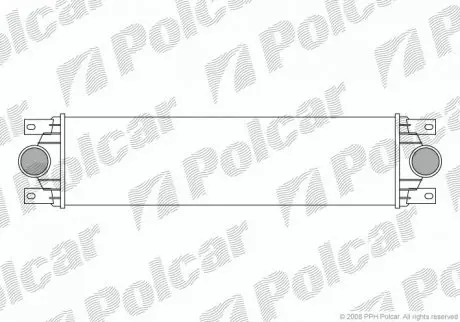 Радиатор воздуха (интеркуллер) POLCAR 6041J8-1