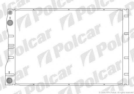 Радиатор охлаждения POLCAR 6051081X (фото 1)
