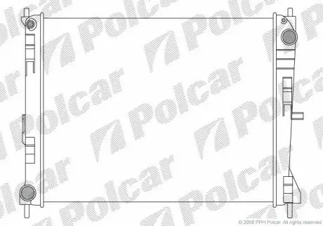 Радіатор охолодження POLCAR 605608-1