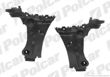 Кронштейн бампера левый+правый POLCAR 606296-5