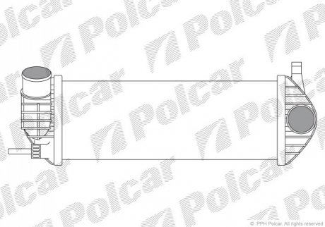 Интеркуллер renault kangoo 1.5dci 08- POLCAR 6062J8-2 (фото 1)