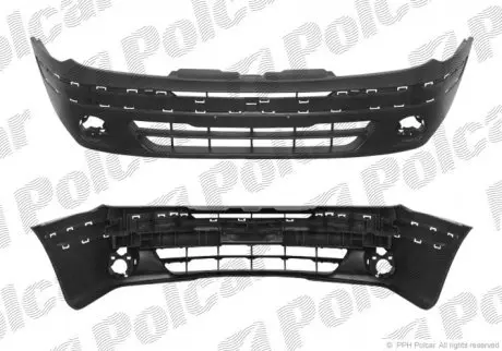 Бампер передний POLCAR 60700710