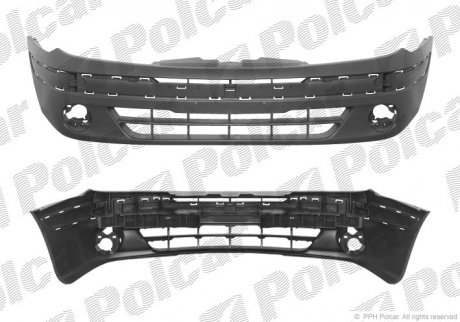 Бампер передній POLCAR 60700712