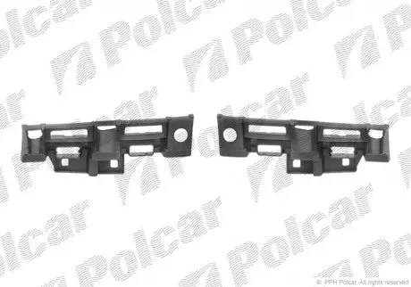 Кронштейн бампера лівий+правий POLCAR 607307-5