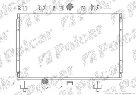 Радіатор охолодження POLCAR 632508-2