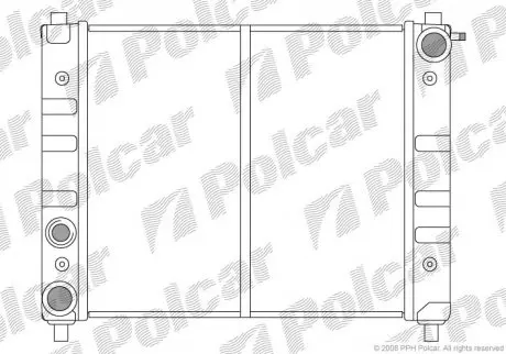 Радіатор охолодження POLCAR 671108-0