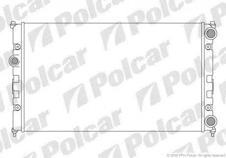 Радиатор охлаждения POLCAR 671308-3 (фото 1)