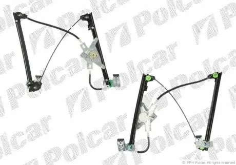 Склопідіймачі електричні без електромотора. POLCAR 6713PSG2