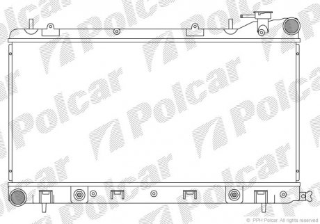 Радиатор охлаждения POLCAR 721108-2