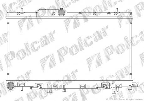 Радиатор охлаждения POLCAR 721208-4