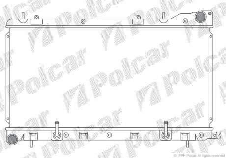 Радиатор охлаждения POLCAR 723908-3 (фото 1)