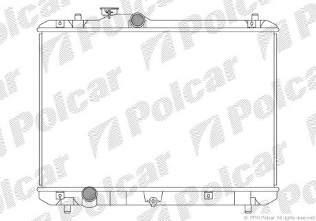 Радиатор охлаждения POLCAR 742308-1 (фото 1)