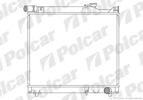 Радіатор охолодження POLCAR 742408-8