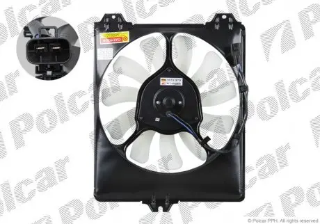 Вентилятор с корпусом/кронштейном POLCAR 743523W4