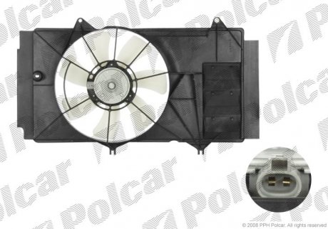 Вентилятор с корпусом/кронштейном POLCAR 810323W4