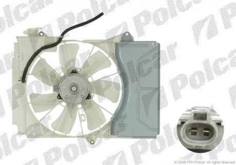 Вентилятор с корпусом/кронштейном POLCAR 810323W5 (фото 1)