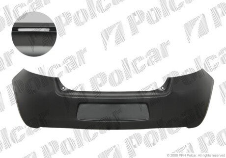 Бампер задній POLCAR 810596