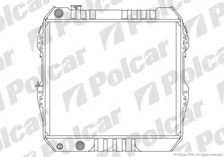 Радиатор охлаждения POLCAR 817408-1