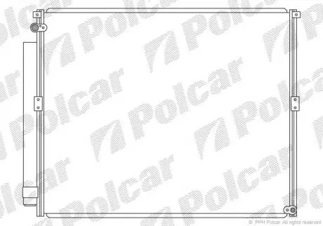 Радиатор кондиционера POLCAR 8178K81K
