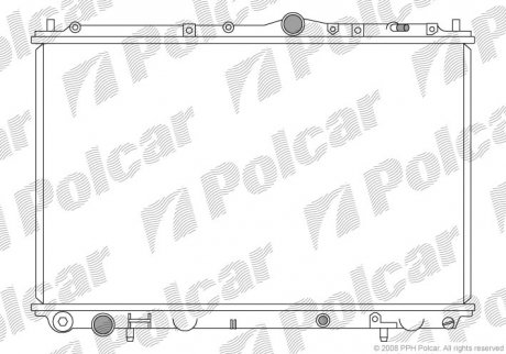Радиатор охлаждения POLCAR 904008-1