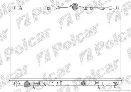 Радиатор охлаждения POLCAR 904008-5