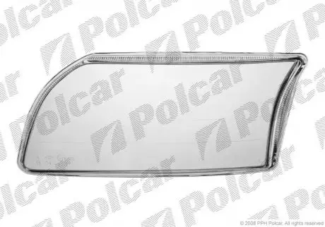 Стекло фары POLCAR 9080111E