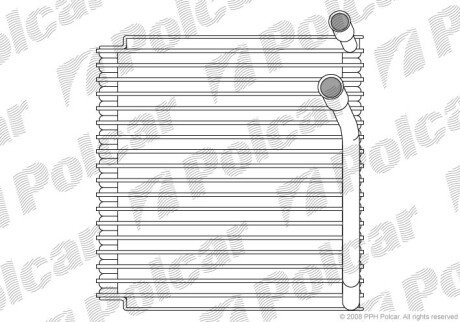 Випарник кондиціонера POLCAR 9085P8-1