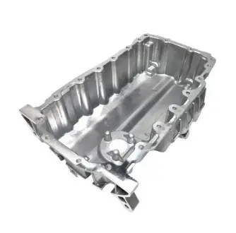 Поддон масляный двигателя с отверстием под датчик уровня масла. vw caddy/seat/skoda/audi POLCAR 9513MO-7